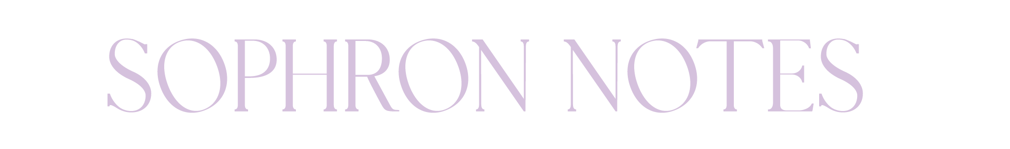 Sophronnotes